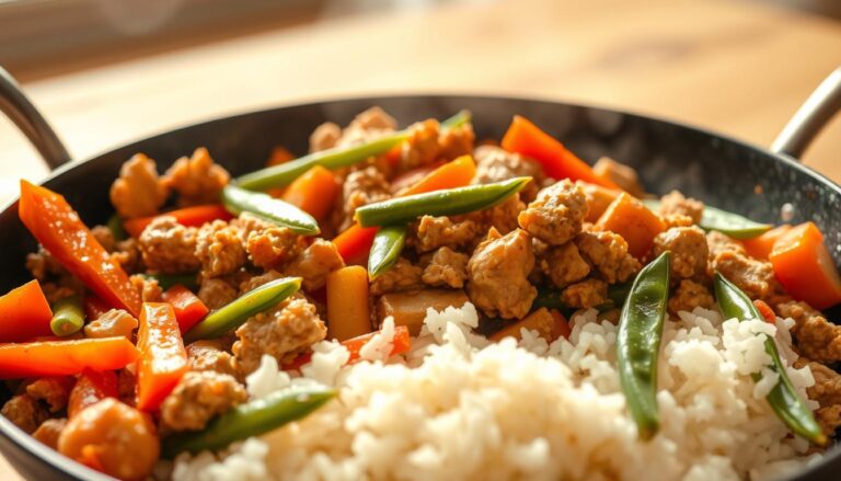 ground turkey stir fry