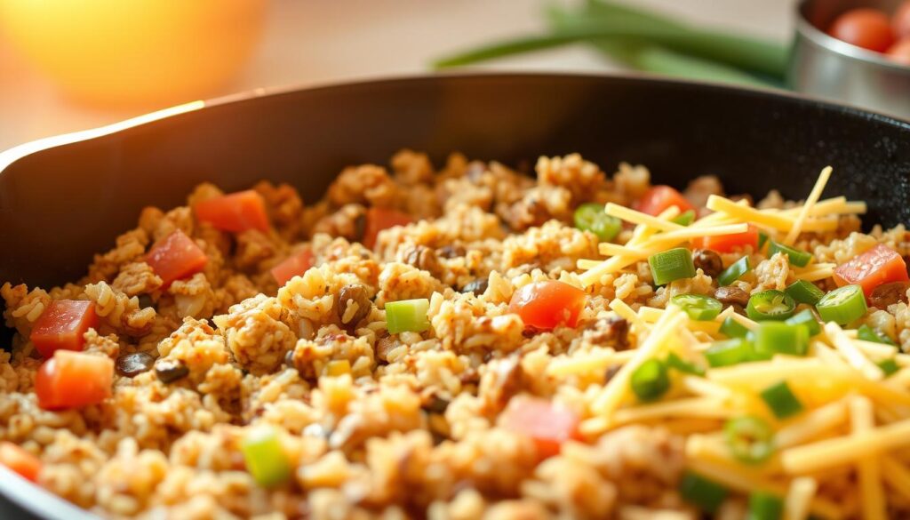 taco turkey rice skillet taco turkey rice skillet