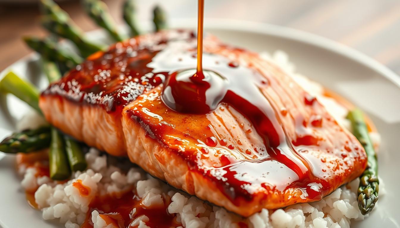 teriyaki glazed salmon