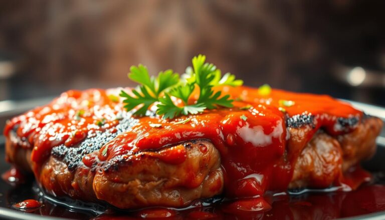 red sauce steak